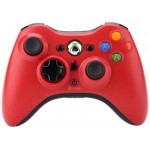 Джойстик беспроводной Xbox 360 Wireless Controller (красный)